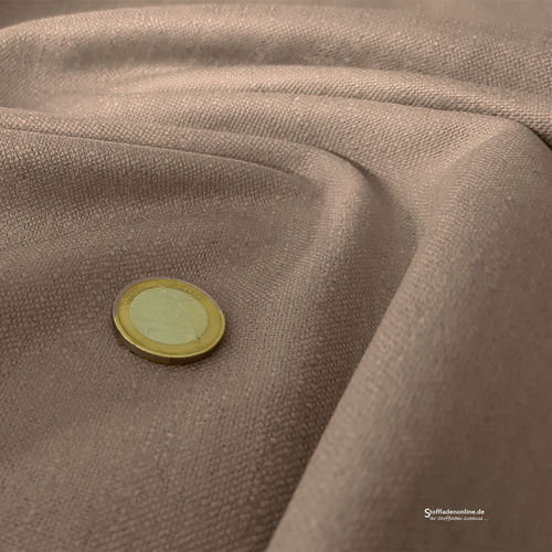 Remnant piece 97cm | Stretch linen fabric mocha beige