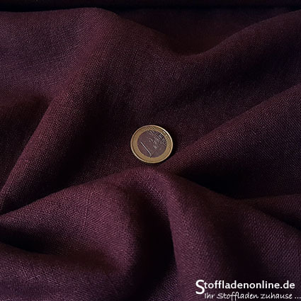 Bio Leinenstoff (Enzym gewaschen) - Stoffmusterkarte