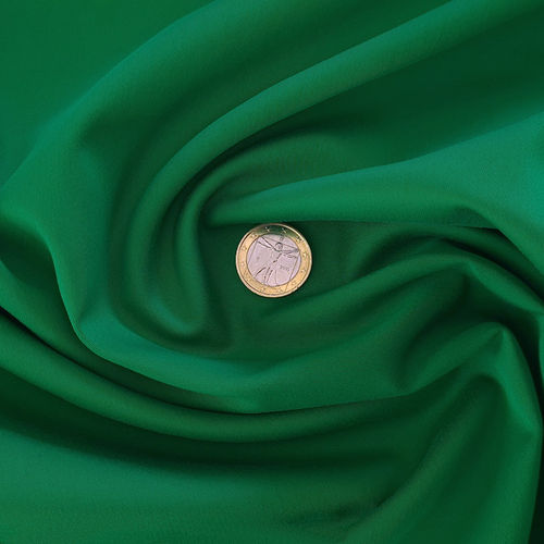 Stretch travel fabric emerald green - Toptex