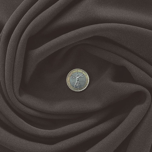 Stretch Gabardine Dunkel Taupe