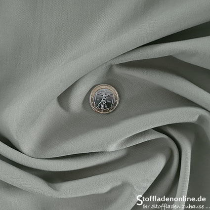 Stretch tencel twill fabric light grey - Hilco