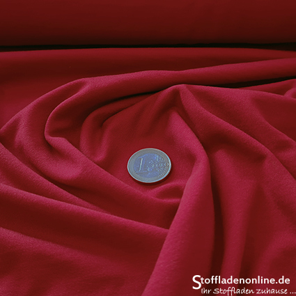 Reststück 170cm | Tencel Jersey Warmrot - Toptex