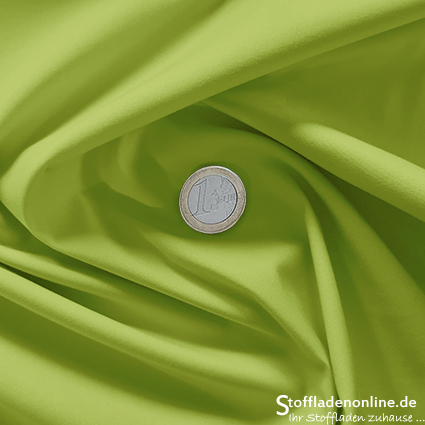 Reststück 67cm | Stretch Popeline Lime
