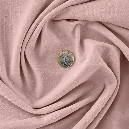 Struktur-Baumwolle Gewebt Zartrosa "Franky" Hilco