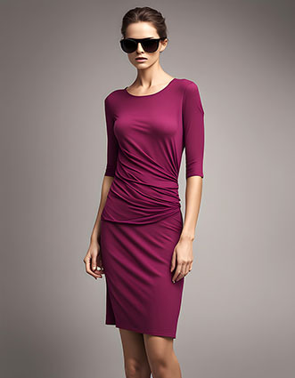 Viscose jersey - dark fuchsia || for your inspiration