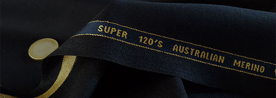 150cm schwarz feinster Woll Twill Stoff 100% Schurwolle 