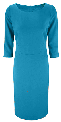 Heavy jersey fabric Azure blue | Bi-Stretch fabrics