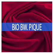 Bio Baumwoll Pique Stoffe | Single Piqué Stoffladen