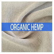 Organic hemp fabrics | Sustainable fabrics online shop