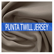 Stretch twill jersey | Punta di Milano twill knit fabrics