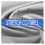 Stretch cotton twill fabrics | Elastic twill fabrics