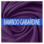 Stretch bamboo gabardine fabrics | Sustainable fabrics online