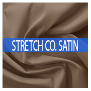 Stretch cotton satin fabrics | Stretchy satin fabrics online 